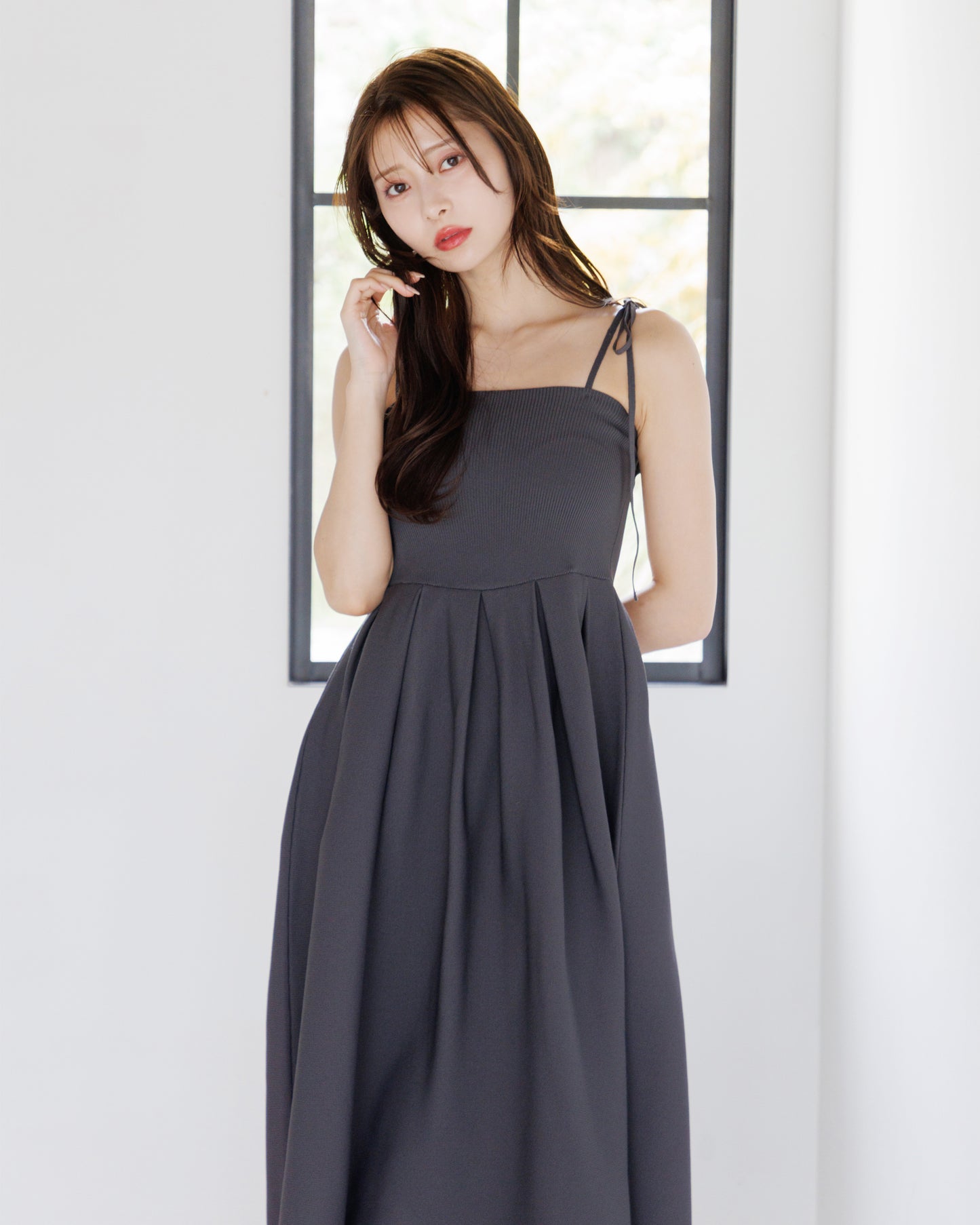 【RESTOCK】4way仕様オフショルニットワンピース