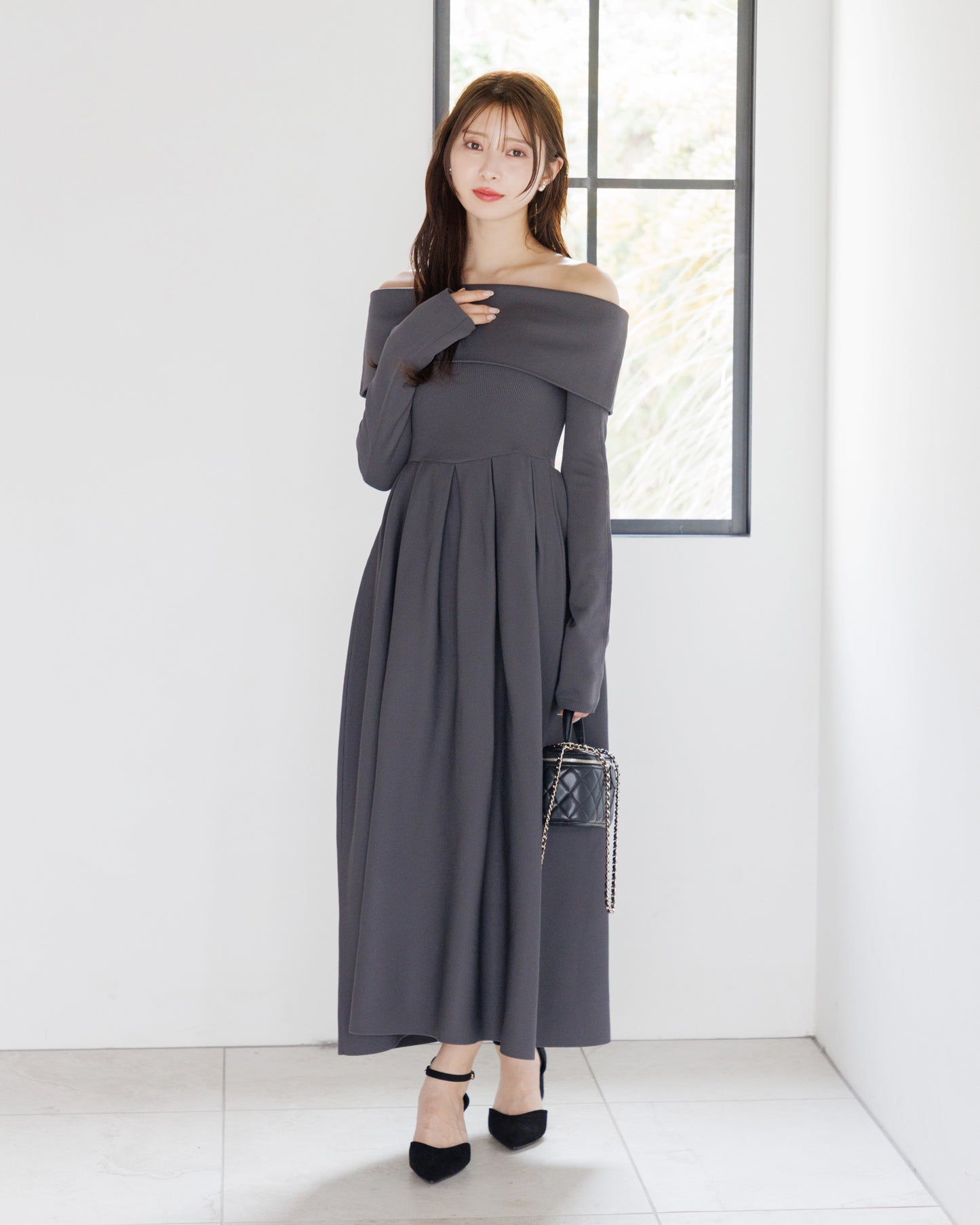 モデル身長:157cm / 骨格ナチュナル