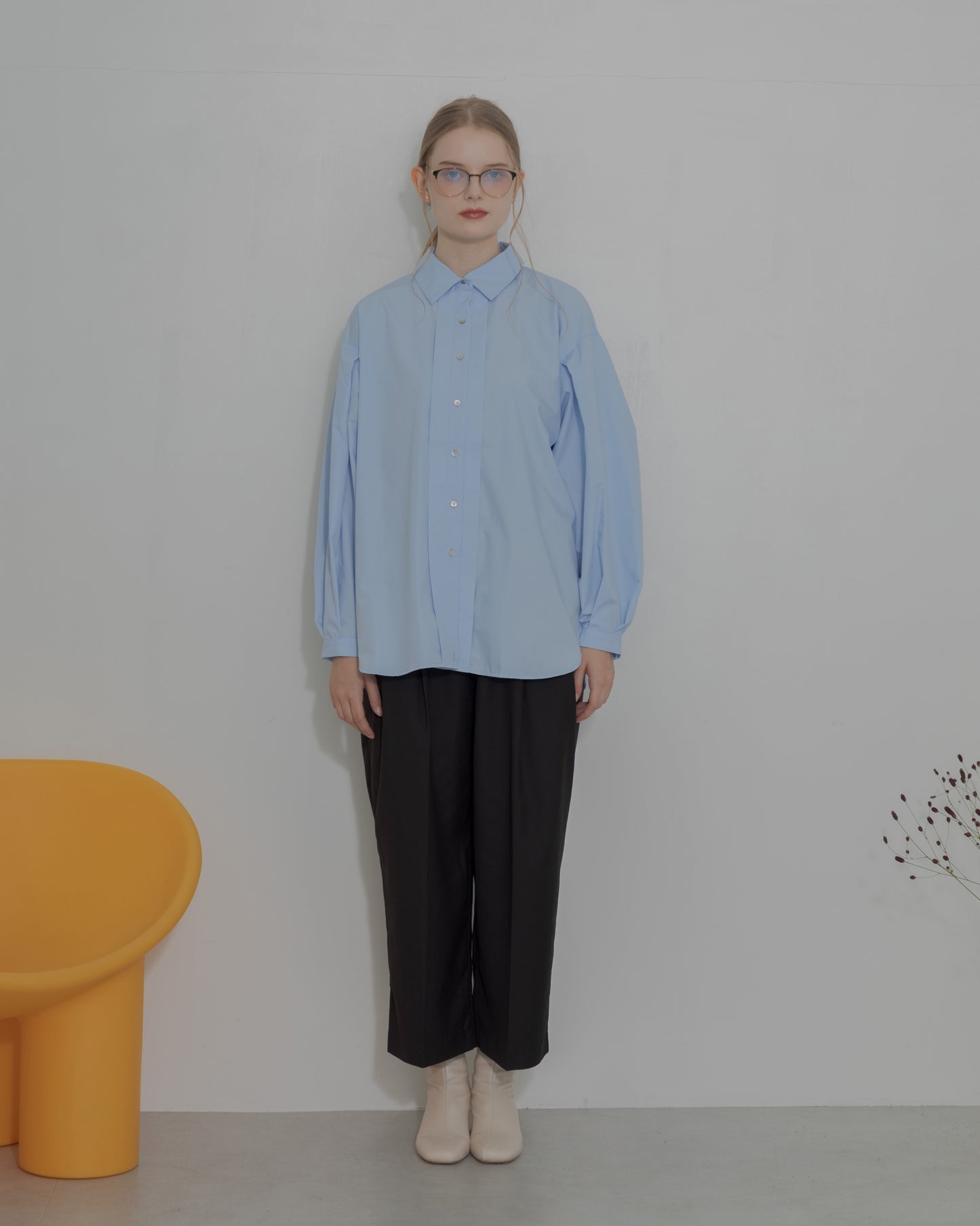 【10%OFF&返品OK】ピンタックシャツ