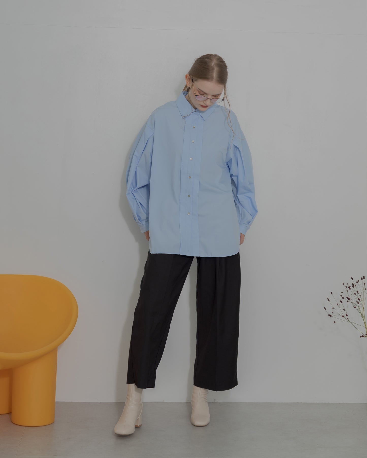 【10%OFF&返品OK】ピンタックシャツ