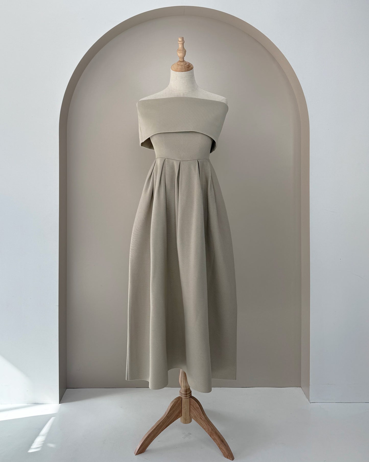 【RESTOCK】4way仕様オフショルニットワンピース