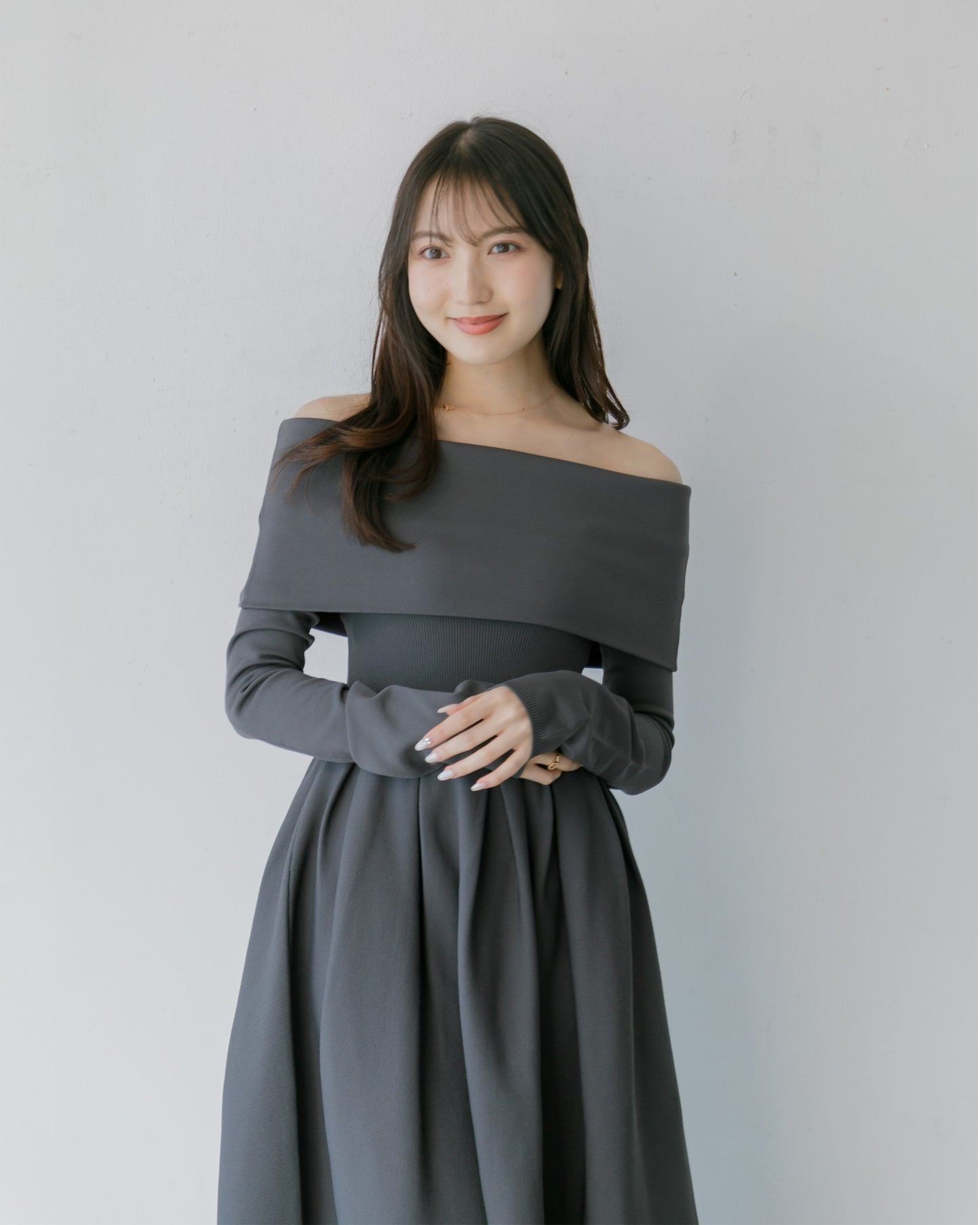 【RESTOCK】4way仕様オフショルニットワンピース