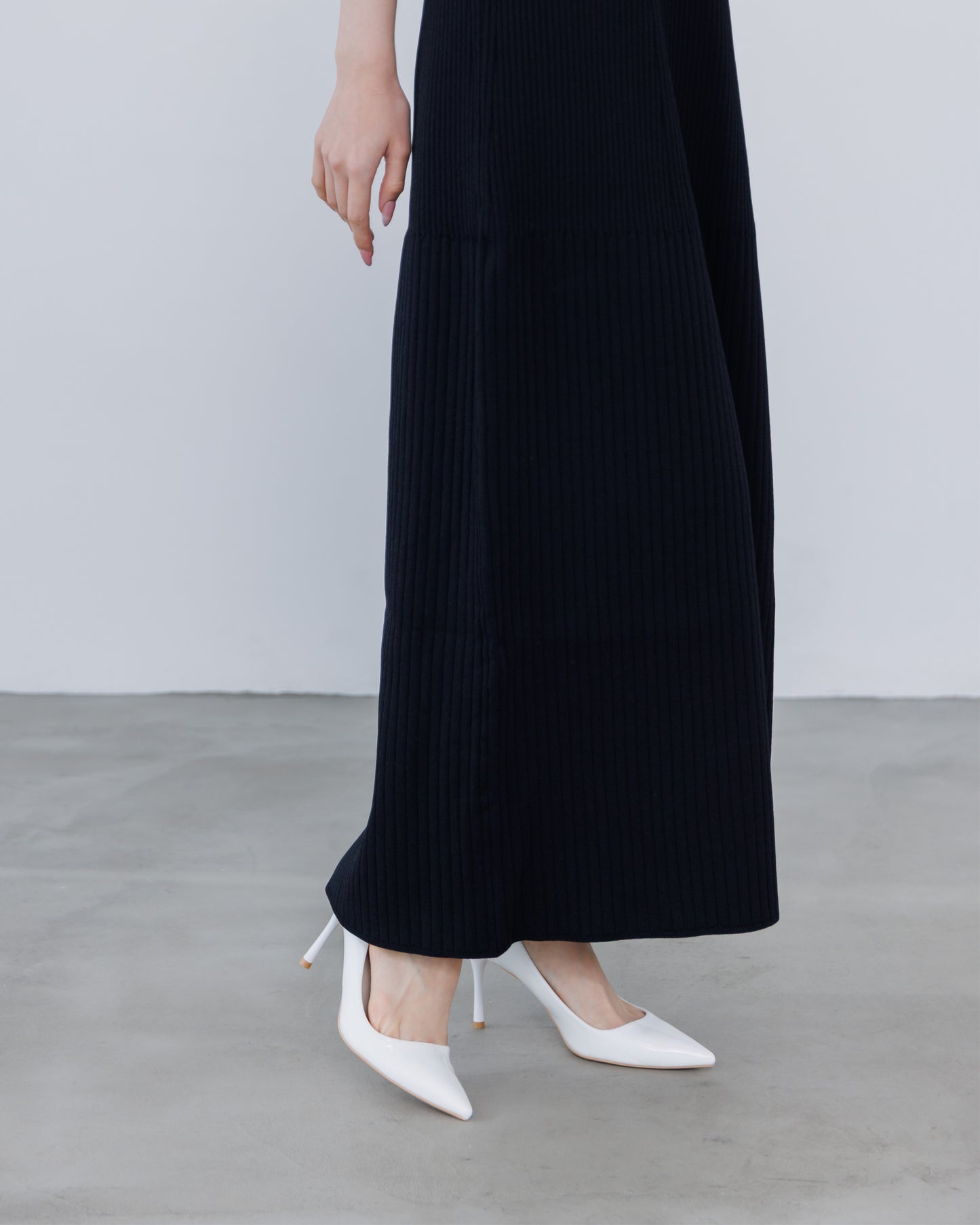 【予約販売】ノースリーブサマーニットワンピース