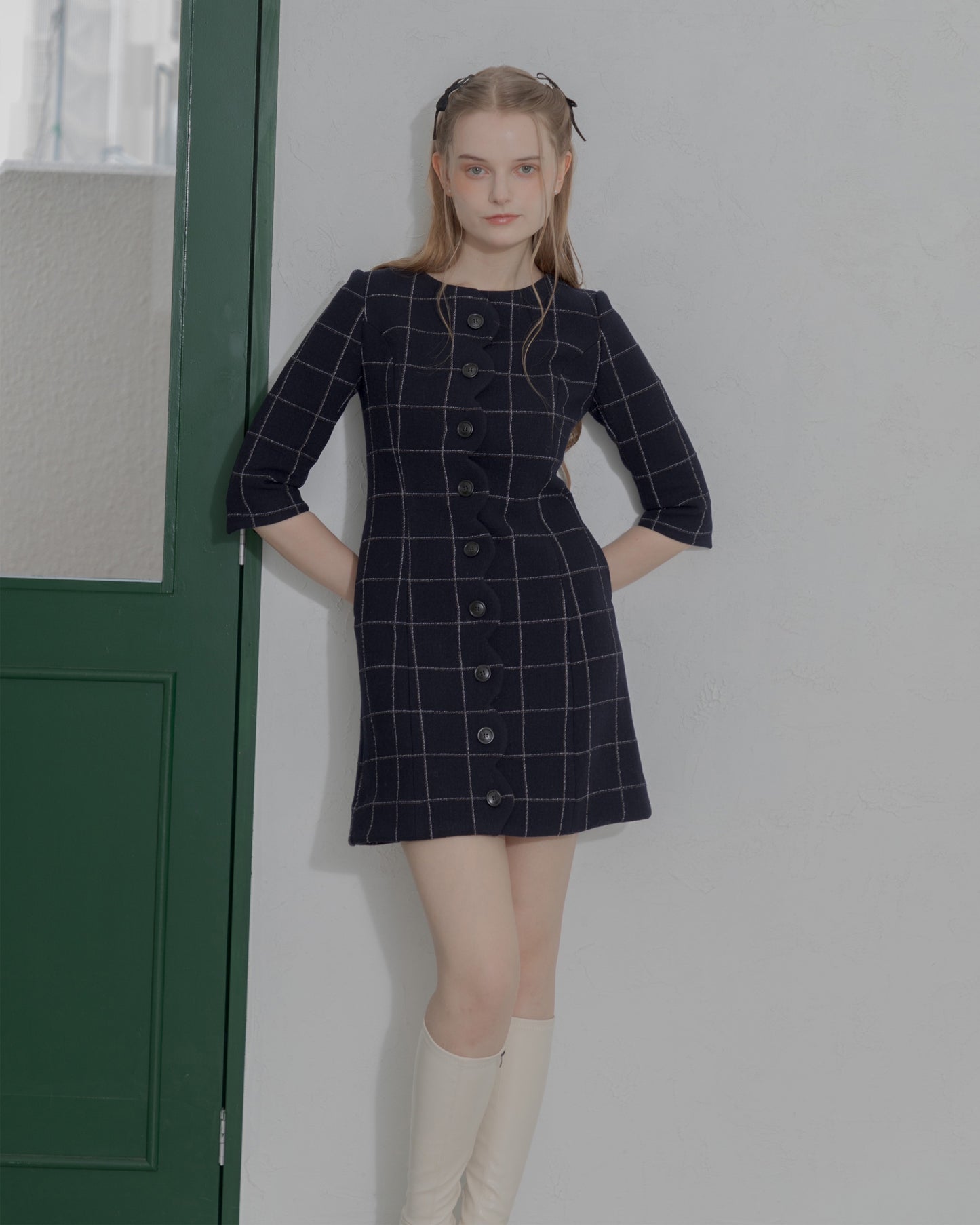 【30%OFF】Scallop mini one piece