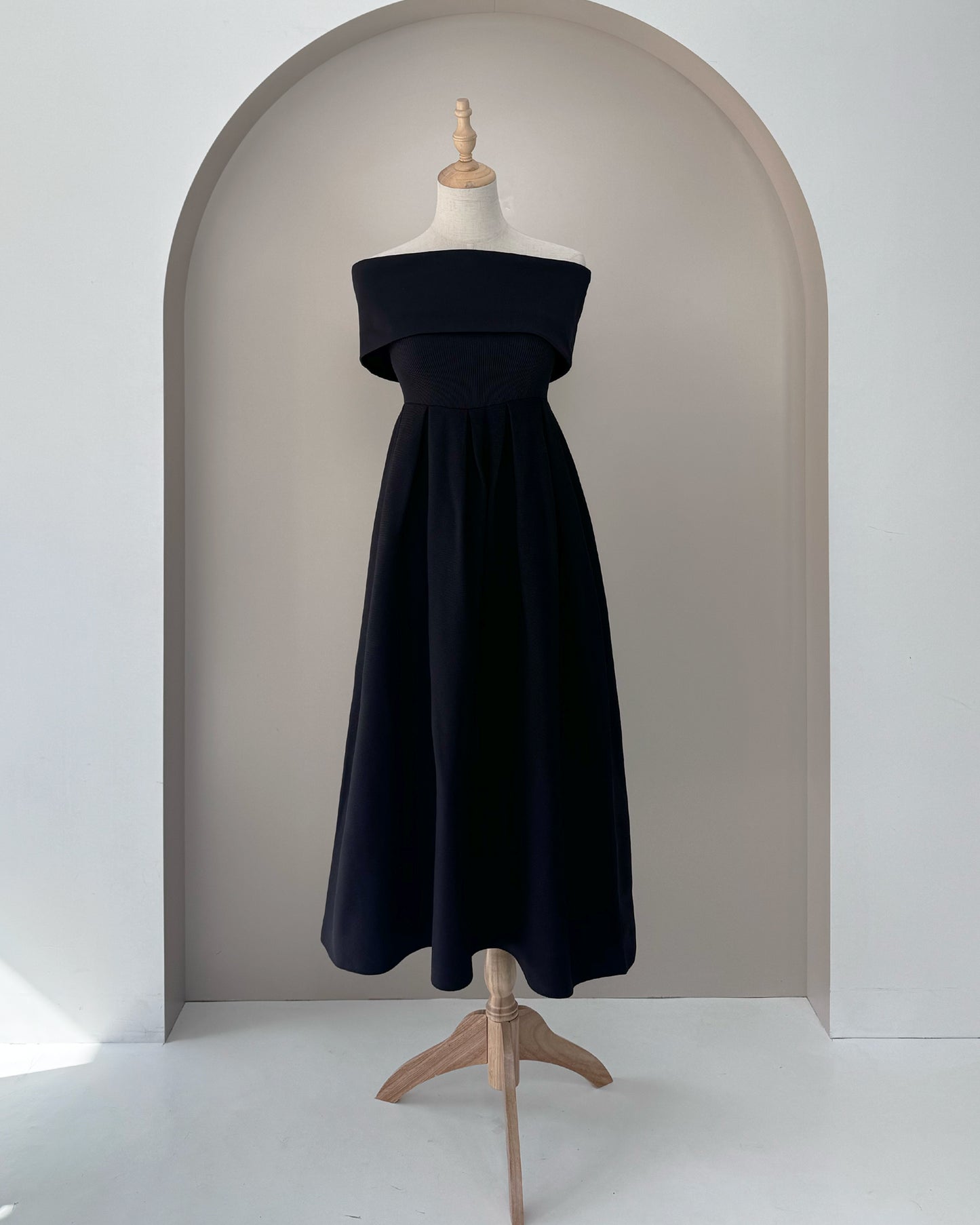 【RESTOCK】4way仕様オフショルニットワンピース