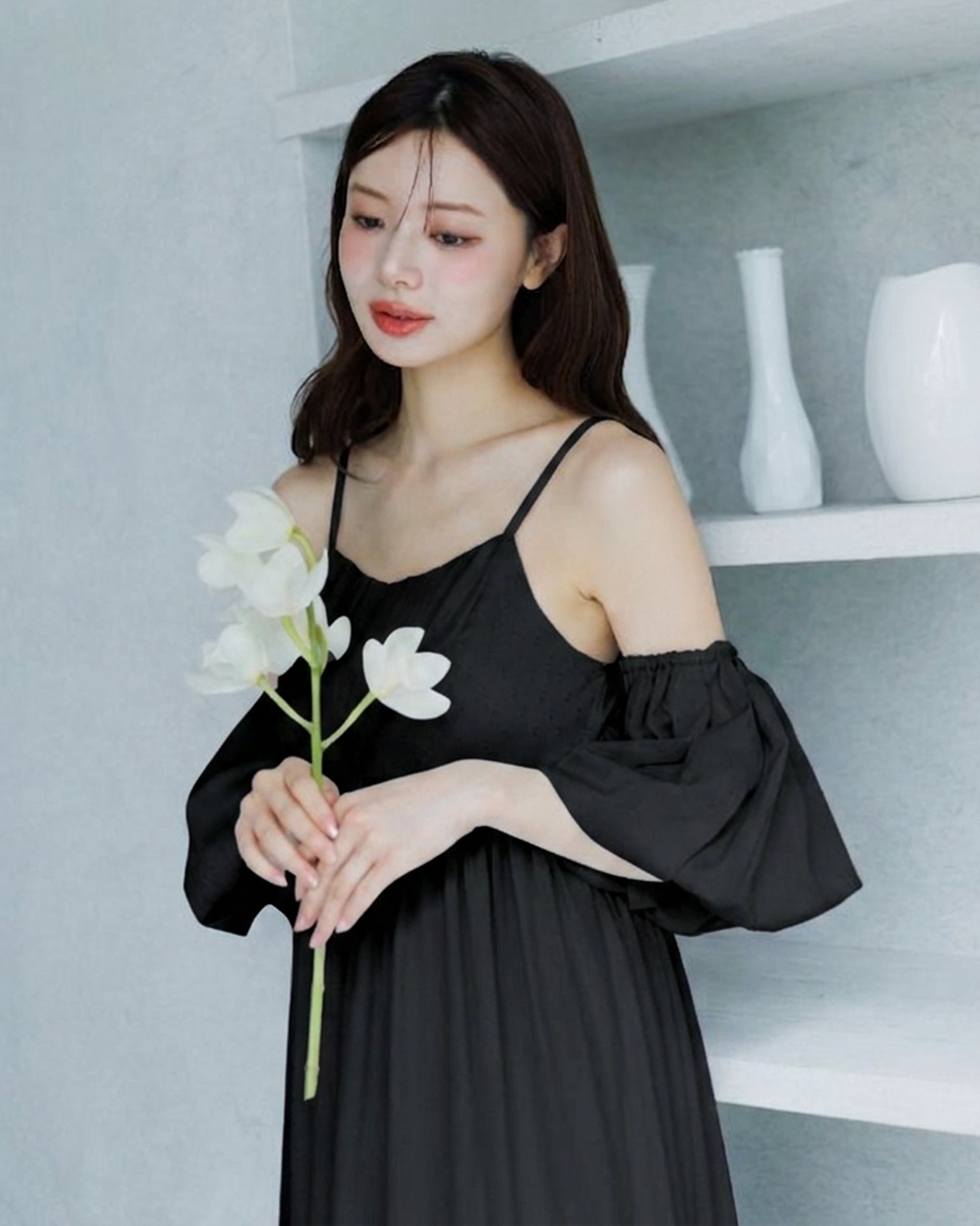 10%OFF】3wayボリュームスリーブジャガードワンピース – La lune
