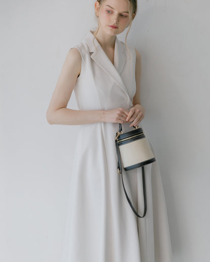 【NEW ITEM】ノースリーブトレンチロングワンピース