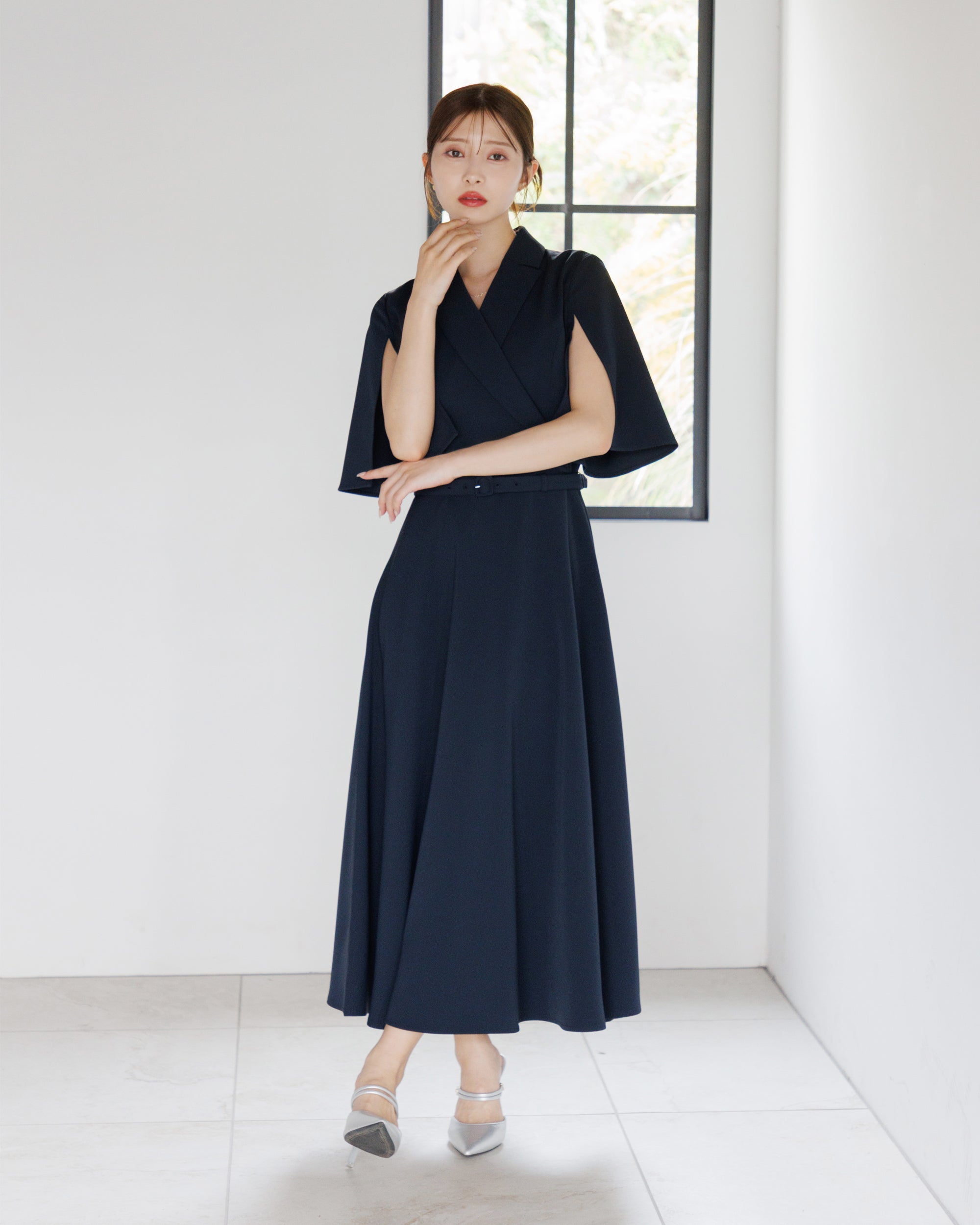 René - Rene(ルネ) ワンピース レディース美品 - 黒×白 長袖