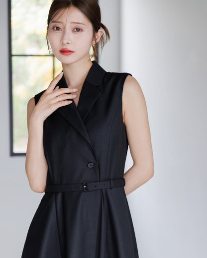 【NEW ITEM】ノースリーブトレンチロングワンピース