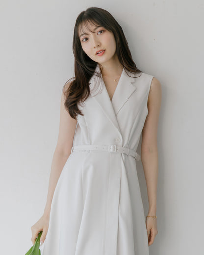 【NEW ITEM】ノースリーブトレンチロングワンピース