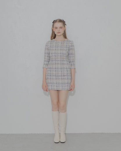 Tweed minimal dress