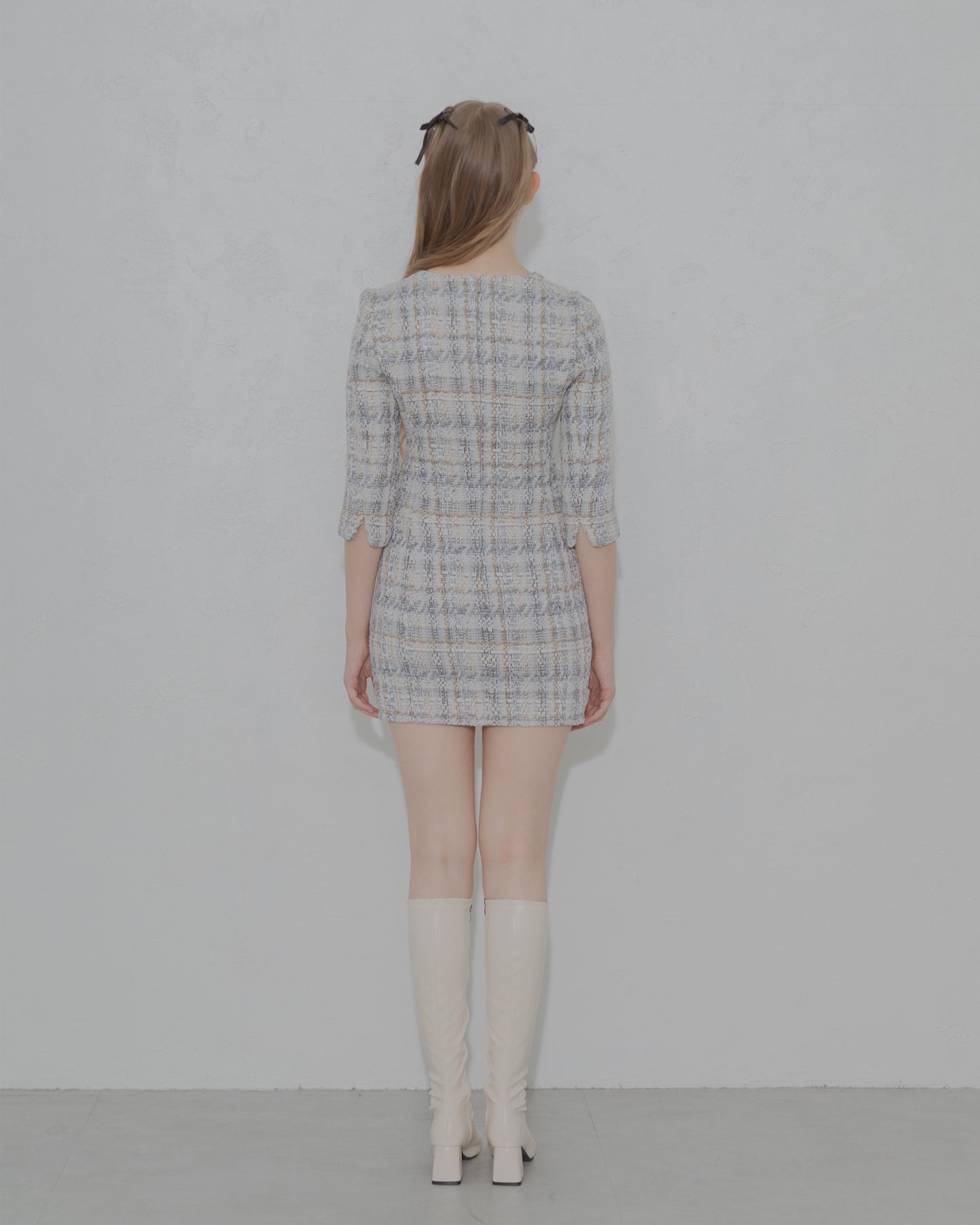 Tweed minimal dress