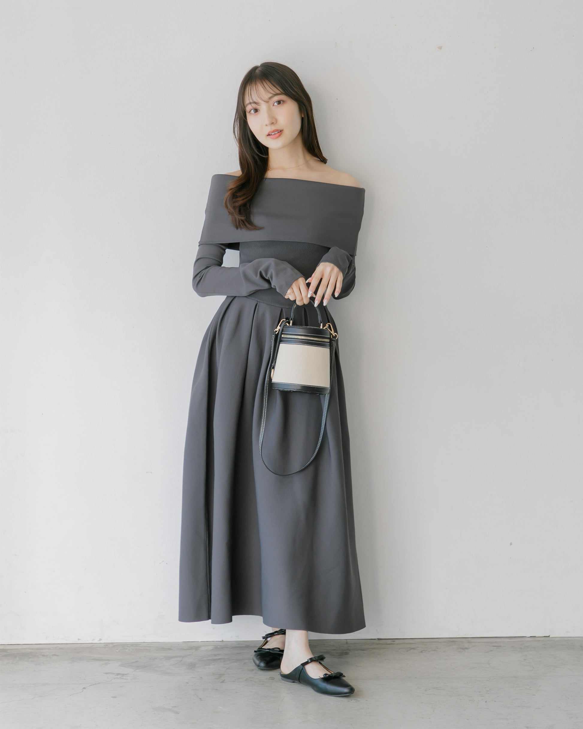 モデル身長:161cm / 骨格ウェーブ