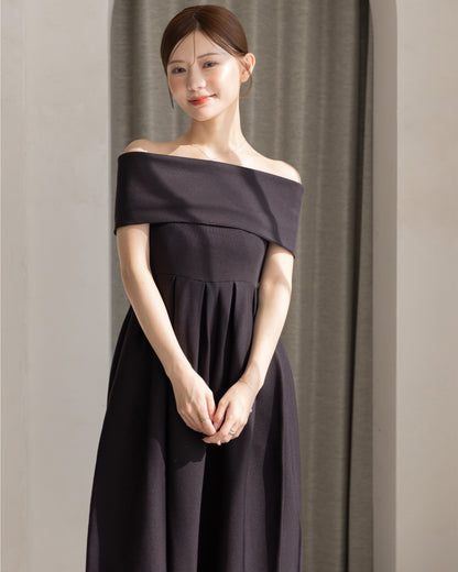 【RESTOCK】4way仕様オフショルニットワンピース