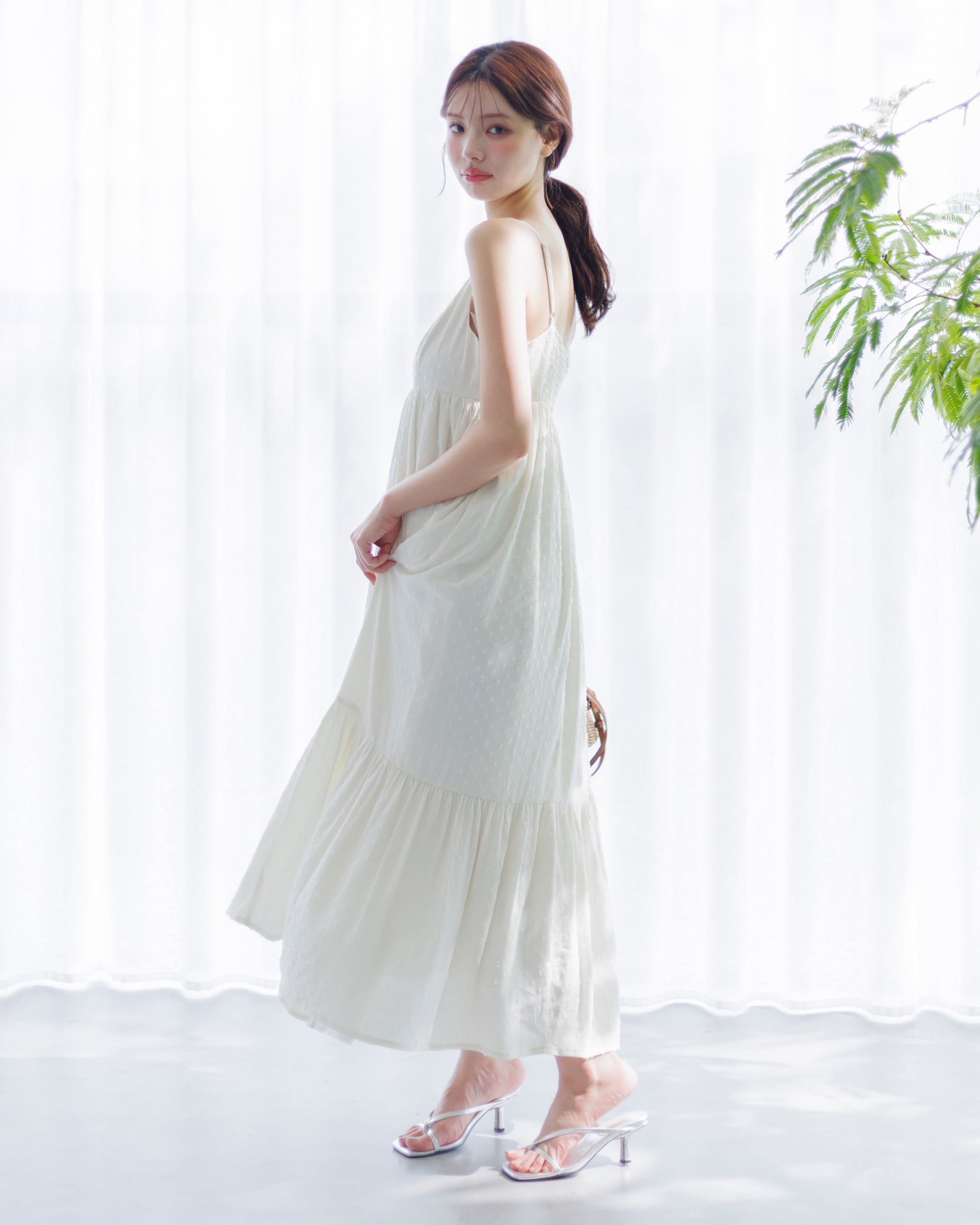 週末限定　定価18万円バーバリー3点　ジャケット&スカート&ワンピース　未使用品 NEW】3wayボリュームスリーブジャガードワンピース – La lune
