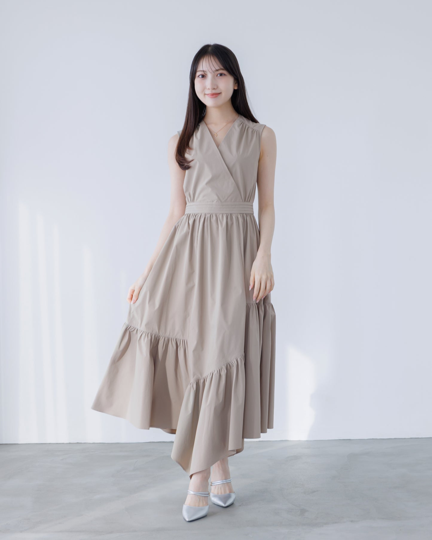 モデル身長：161cm / 骨格ウェーブ