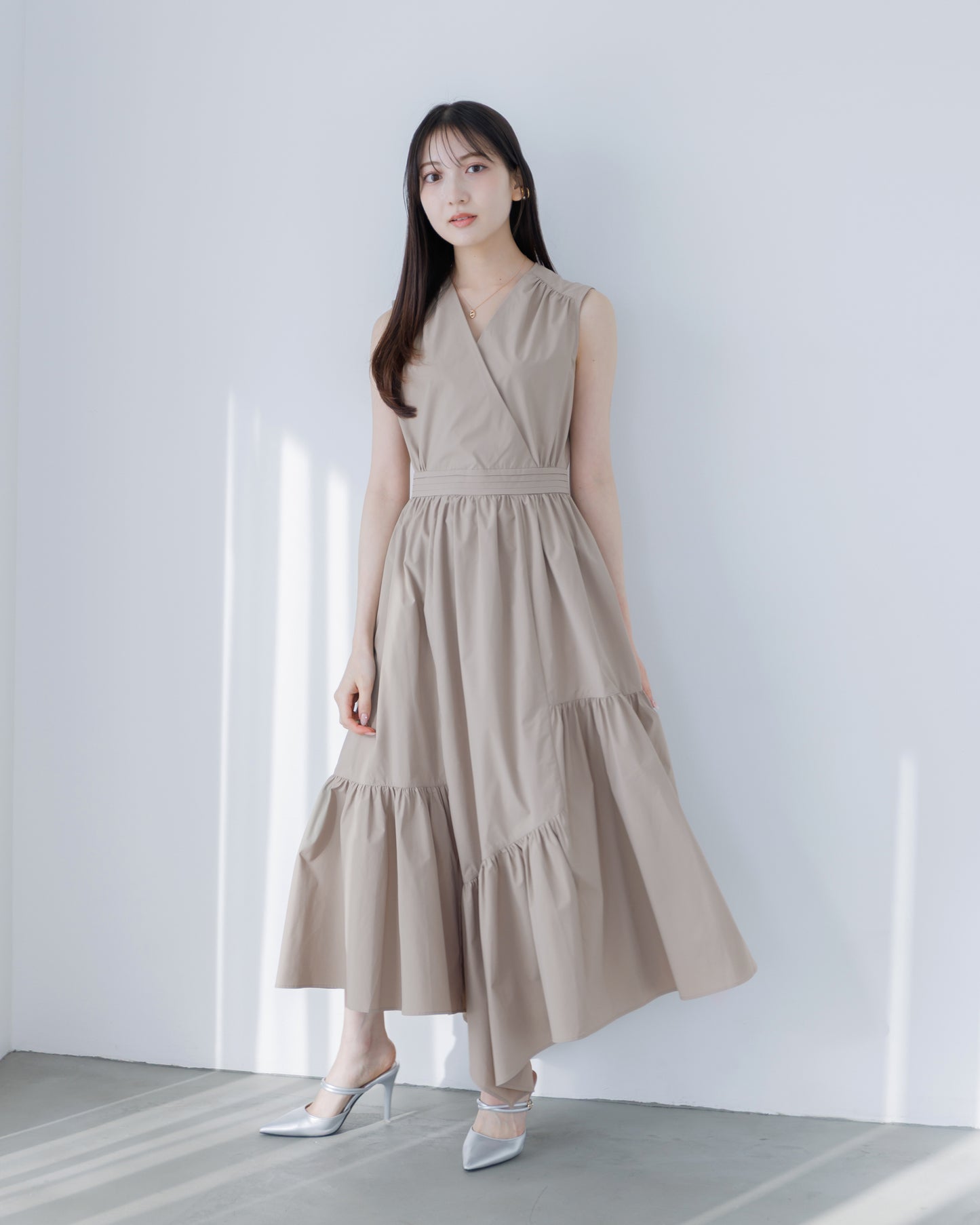 モデル身長：161cm / 骨格ウェーブ