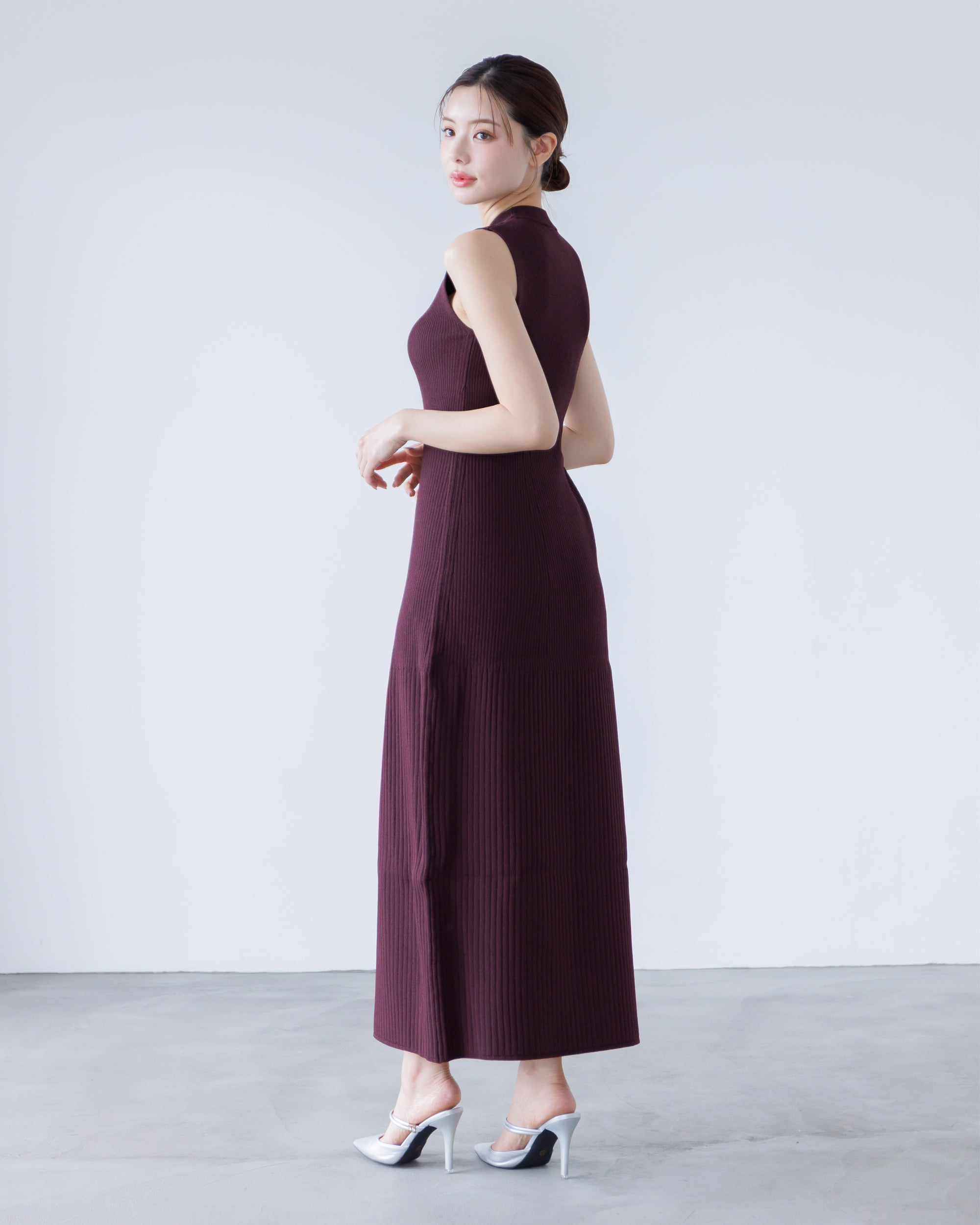 予約販売】ノースリーブサマーニットワンピース – La lune