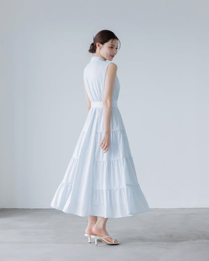 【予約販売】プリムシャツティアードワンピース