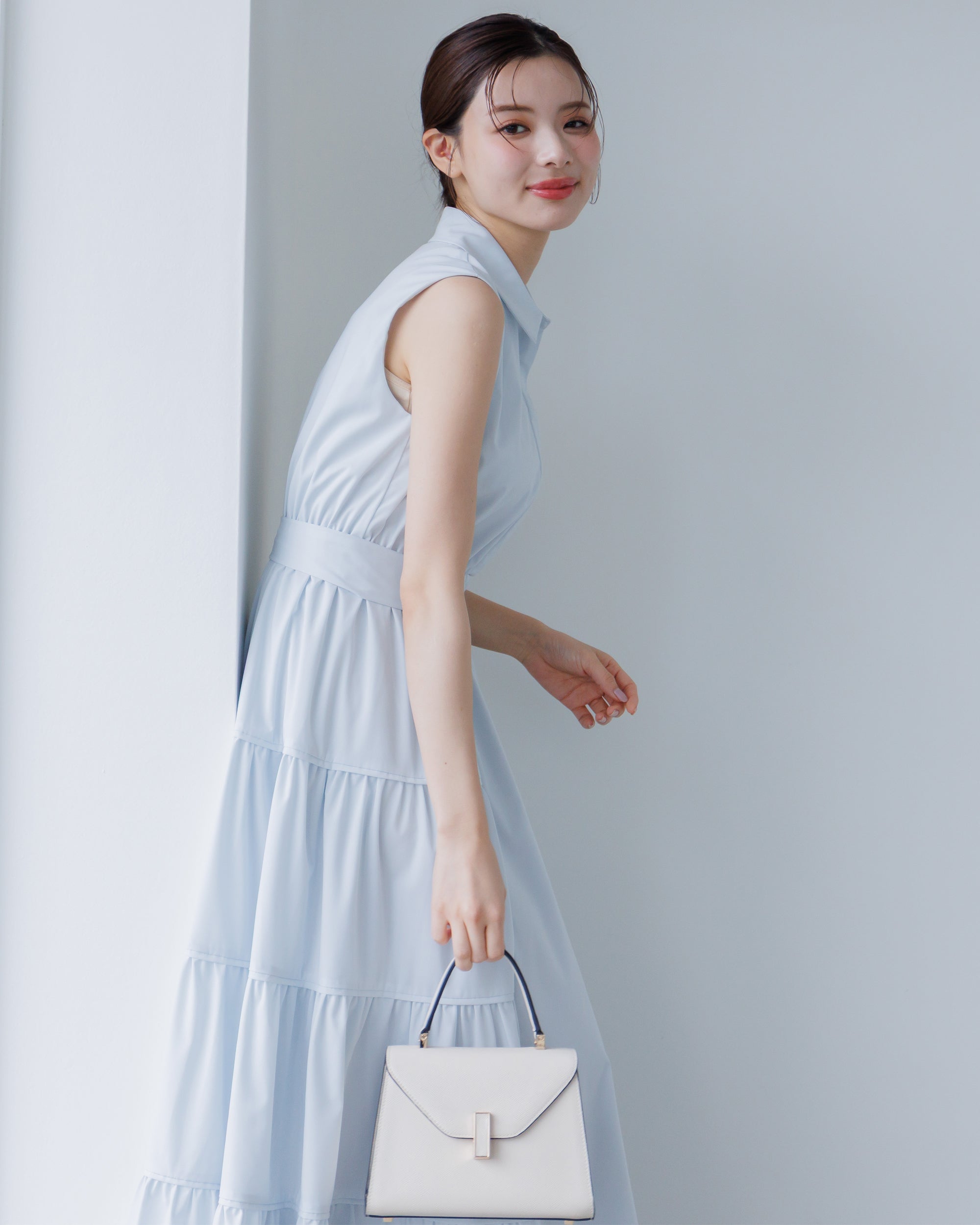 NEW】プリムシャツティアードワンピース – La lune